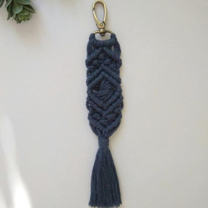 พวงกุญแจมาคราเม่สุดฮิต, จี้ห้อยกระเป๋าแบบมาคราเม่ - Product Image 1