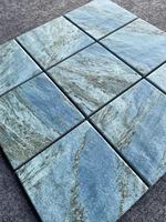 Fournisseur d'usine de mosaïque en céramique émaillée bleu-vert, pierre Sukabumi pour carreaux de piscine en porcelaine