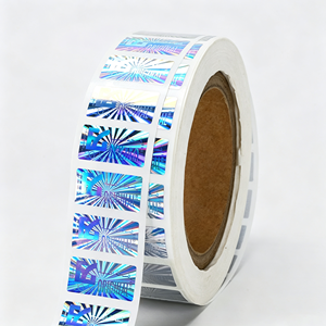Rollo de Etiquetas Adhesivas de Material PET Holográfico con Código QR Anti-Falsificación Personalizado - Product Image 1