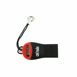 고속 T-Flash TF/미니 SD 카드 리더 USB 2.0 뚜껑 어댑터 메모리 드라이버 무료 휘슬 카드 리더 공장 직접