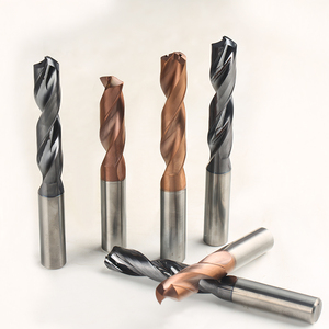 Kkdaoku 3D/5D CNC tungsten carbide bit Twist khoan với bên trong và bên ngoài làm mát bằng phay Cutter OEM/ODM/OBM hỗ trợ - Product Image 1