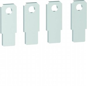 Morsettiera Hager 4P 8x2.5x9.5 cm per interruttore H3+ P160 frontale dritto - Product Image 1