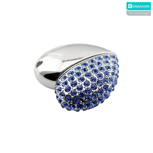 Ổ <span class=keywords><strong>USB</strong></span> kim loại hình trái tim, trang sức, 16GB, dạng dây chuyền, ổ <span class=keywords><strong>flash</strong></span> 8GB, móc khóa, 2.0, ổ cứng pha lê 512GB - Product Image 3