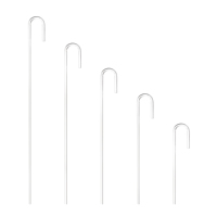 Aquarium Acrylique tube en U, Courbure Acrylique Matériel Tube En Forme de U Pierre À Air Pompe Diffuseur accessoires Connecteur