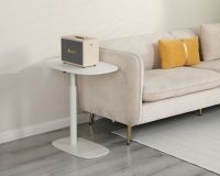 ADA Moderne Ergonomique 360 °   Table pivotante de salon avec élévation à gaz, hauteur réglable, console latérale stable, bureau