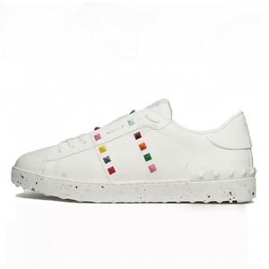 Designer Genuine Leather Sports Sneakers Luxury Cushioning Breathable Men Women's Casual Hiking <b>Shoes</b> Summer Made in China - Product Image 3