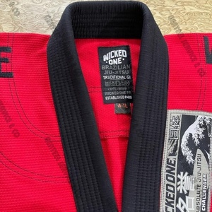 Material de alta calidad 100% Pearl Weave 450 GSM para uniformes de artes marciales brasileños Jiu Jitsu Karate Servicio OEM Precio de fábrica - Product Image 6