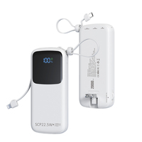 Chargeur portable d'usine d'origine 2025, nouvelle génération, grande capacité, prise AC, affichage numérique, charge rapide, batterie externe 20000mAh, ultra-mince