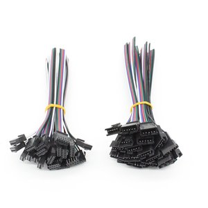JST 2 3 4 5 6 دبوس SM ذكر وأنثى لون واحد RGB RGBW RGBCCT سلك سلك خنزير الذيل المكونات - Product Image 4