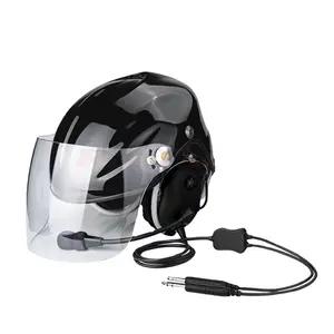 PNR helm penerbangan headset Pilot pesawat, headphone untuk Paragkiding/Paramotor/Skydive