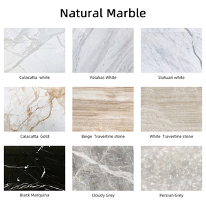 Boton đá nhà máy hiện đại đánh bóng Trung Quốc giá Quảng Tây đá tự nhiên sàn slab Trắng gạch đá cẩm thạch - Product Image 4