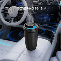 Diffuseur de parfum portable intelligent sans fil pour voiture, en plastique, avec LED, mini nébuliseur d'arômes universel, emballage personnalisé OEM, marque privée