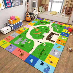 Tapis de sol doux pour enfants, personnalisés, imprimés, à la <span class=keywords><strong>marelle</strong></span>, tapis de jeu pour enfants - Product Image 4