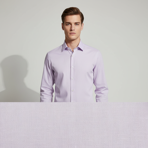 Tissu en Coton et <span class=keywords><strong>Lin</strong></span> Mélangé Teint Fil à Fil <span class=keywords><strong>Violet</strong></span> Clair, Tissé, pour Chemises Homme, Femme et Enfant – Meilleure Vente, En Stock - Product Image 5
