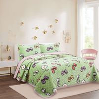 Parure de lit 3 pièces en coton teint en fil, drap plat en velours double face pour bébé, collection hiver