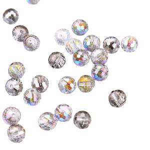 High Quality 6mm 8mm 10mm 96-Sided Sparkling <b>Crystal</b> Lampwork Glass <b>Beads</b> Round As Picture Showing for Jewelry Making - Product Image 5
