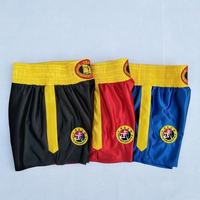 Quteng Nouveau style Ensemble short et débardeur de combat en satin, uniforme d'arts martiaux extensible, vêtements d'entraînement, tenue de lutte
