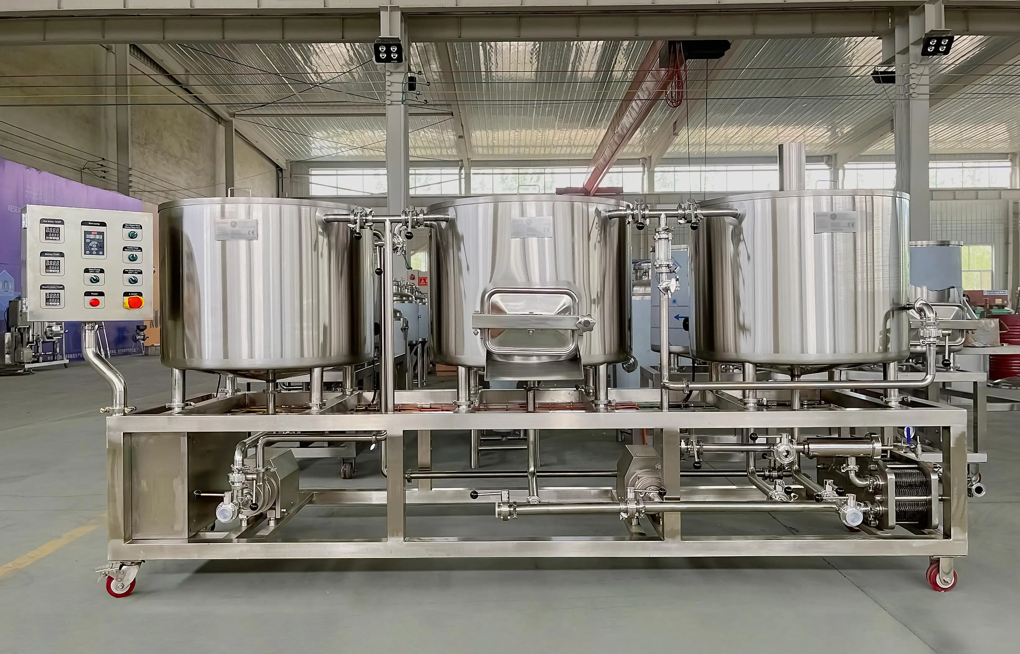 200L Thuis Bier Brewhouse Apparatuur Bier Brouwen Apparatuur Systeem Voor Verkoop