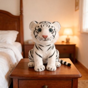 Juguetes de Peluche de Tigre Realistas/Juguetes de Peluche de Tigre Marrón y Blanco de Gran Tamaño/Peluche <span class=keywords><strong>Gigante</strong></span> de Tigre Marrón Realista - Product Image 2