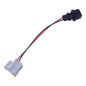 ขั้วต่อสายไฟหัวฉีดน้ำมันเชื้อเพลิงตัวเมีย2ทาง BC-016 18AWG เปลี่ยน PBT/ทองแดงโดยตรง - Product Image 3