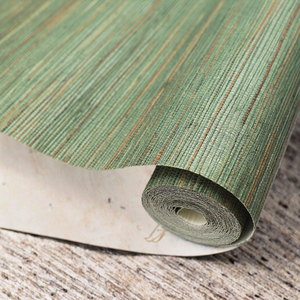 MYWIND Luxury Natural Gold Stamping Black Back Sea Grass <strong>Wallpaper</strong> for Apartment Dining Room Sound-Absorbing Anti-Slip Handmade - Product Image 3