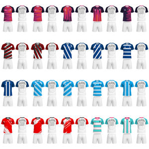 OEMサービス カスタムネームプリント フットサル ストリップ 軽量ポリエステル 吸汗速乾 サッカーユニフォーム 欧州クラブ向け - Product Image 6