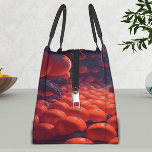 Sac isotherme de sac à lunch avec film d'aluminium personnalisé en tissu et polyester pour le stockage des aliments - Product Image 4