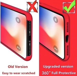 Étui de téléphone personnalisé en silicone liquide uni, étanche, antichoc, avec porte-cartes pour 11/12/13/14/15/16 Pro Max/X/Xs Max - Product Image 5