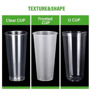 Wholesale Disposable Transparent Pp <b>Plastic</b> <b>Cups</b> With Lid 90Mm Diameter Food Grade Hot or Cold <b>Drinks</b> for Parties - Product Image 5