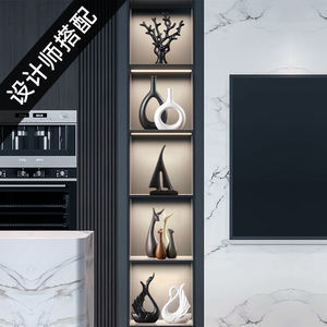 Yuanvan YGDP Petites décorations en céramique nordique Décoration intérieure Salon Meuble <span class=keywords><strong>TV</strong></span>/Cave à vin Cadeau de pendaison de crémaillère Ambiance haut de gamme - Product Image 3