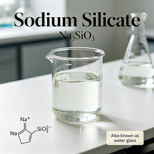Silicato de sodio líquido de baja alcalinidad CAS1344-09-8 Na₂SiO₃ para revestimiento de paredes, agente unido en la construcción - Product Image 2