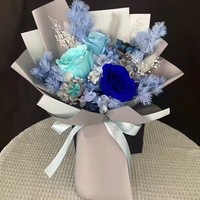 Neues Design konservierter Blumenstrauß für immer Rosen strauß für Hochzeit Geburtstag Valentinstag Muttertag Geschenk