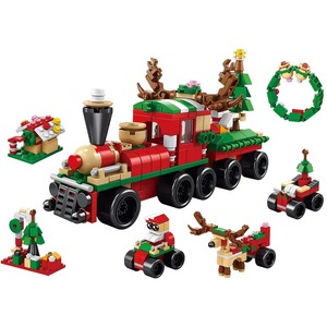 8967 Christmas Cartoon <b>Building</b> Blocks Santa Claus Snowman Stocking Tree Mini Action Figures Plastic <b>Model</b> Toy Kids Children - Product Image 3