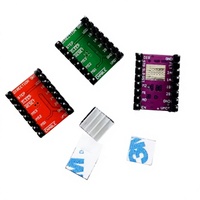 A4988 DRV8825 Modul Penggerak Motor Stepper dengan Modul Pelindung Ekstensi Kontrol Penggerak Motor Penghilang Panas untuk Ramps 1.4 StepStick