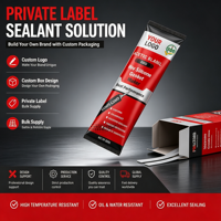 Pembuat Sealant Gasket Flensa Silikon RTV Tahan Suhu Tinggi Kelas Transportasi