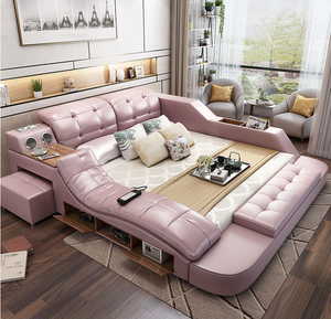 Letto Matrimoniale Moderno, Set di Biancheria da Letto per Spa e Bellezza, Collezioni Multifunzionali, Letto King o Queen Size - Product Image 2