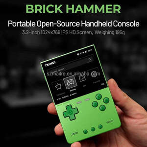 Trimui Brick Hammer Consolas de videojuegos <span class=keywords><strong>retro</strong></span> de mano UI Metal Smart Pantalla IPS de 3,2 pulgadas Sistema Linux 64GB PSP/PS1 Juego - Product Image 2