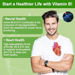 Oem thương hiệu Vitamin B1 Vitamin tổng hợp máy tính bảng thúc đẩy miễn dịch và phát triển não chất chống oxy hóa 60-đếm - Product Image 4