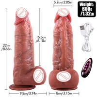 Vibrador de Silicona Líquida Realista, Juguetes Sexuales Femeninos, Vibrador Estimulador, Juguete Sexual -BJD-E002