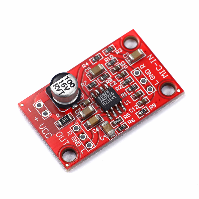 AD828 Piezoelectric Ceramic Plate Front Stage Amplifier Board