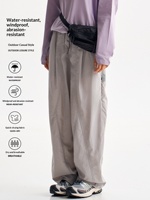 Pantalon de Parachutiste Léger en Nylon Imperméable et Respirant à Séchage Rapide Style Montagne pour Hommes et Femmes