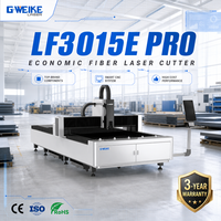 MESIN PEMOTONG LASER SERAT G.WEIKE LF3015E 1000-3000W Kontrol Otomatis Cypcut Pemotongan Logam Dukungan AI/BMP