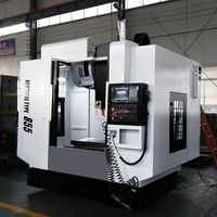 Nueva Fresadora CNC de Alta Precisión VMC855, Centro de Mecanizado Vertical con Husillo Único BT40, 3/4 Ejes Opcionales