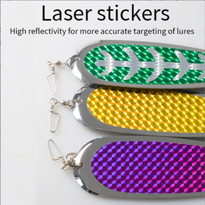 10 couleurs 5.5 pouces <span class=keywords><strong>lame</strong></span> pêche à la traîne fronde Dodger pêche clignotant cuillère leurre - Product Image 2