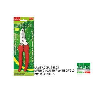 19 cm Narrow-Tipped Garden <b>Pruner</b> Shears Tempered Steel - Product Image 1