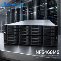 Server Rak 4U Berkinerja Tinggi NF5468M5 dengan 8 Slot GPU Lebar Ganda, Kompatibel untuk Penerapan Pusat Data AI
