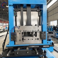 Máquina de Perfilado de Correas CZ Totalmente Automática de Alta Velocidad con PLC, Punzonadora Hidráulica y Desbobinador para Conformado en Frío de Acero