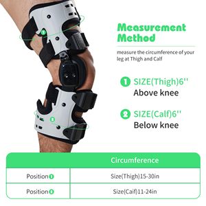 Menisco Ligamento Hiperextensión Rodilla Fractura Rehabilitación Brace Codo Uso Protección del pie <span class=keywords><strong>para</strong></span> hombres - Product Image 2
