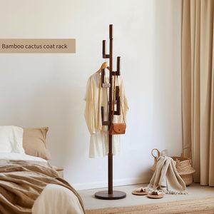 <span class=keywords><strong>Porte</strong></span>-vêtements en bambou Cactus, <span class=keywords><strong>porte</strong></span>-vêtements autoportant avec 6 crochets pour adultes et enfants, <span class=keywords><strong>porte</strong></span>-<span class=keywords><strong>manteau</strong></span> robuste pour entrée, <span class=keywords><strong>chambre</strong></span> à coucher, coin - Product Image 1