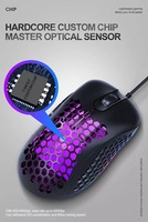 Mouse Gaming USB Versi RGB G540 Baru, Ringan, Optik, Performa Tinggi, Desain Berkabel, Fitur Pemrograman Game, Dapat Disesuaikan